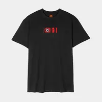 Santa Cruz Roskopp Dissect Strip T-Shirt - Black