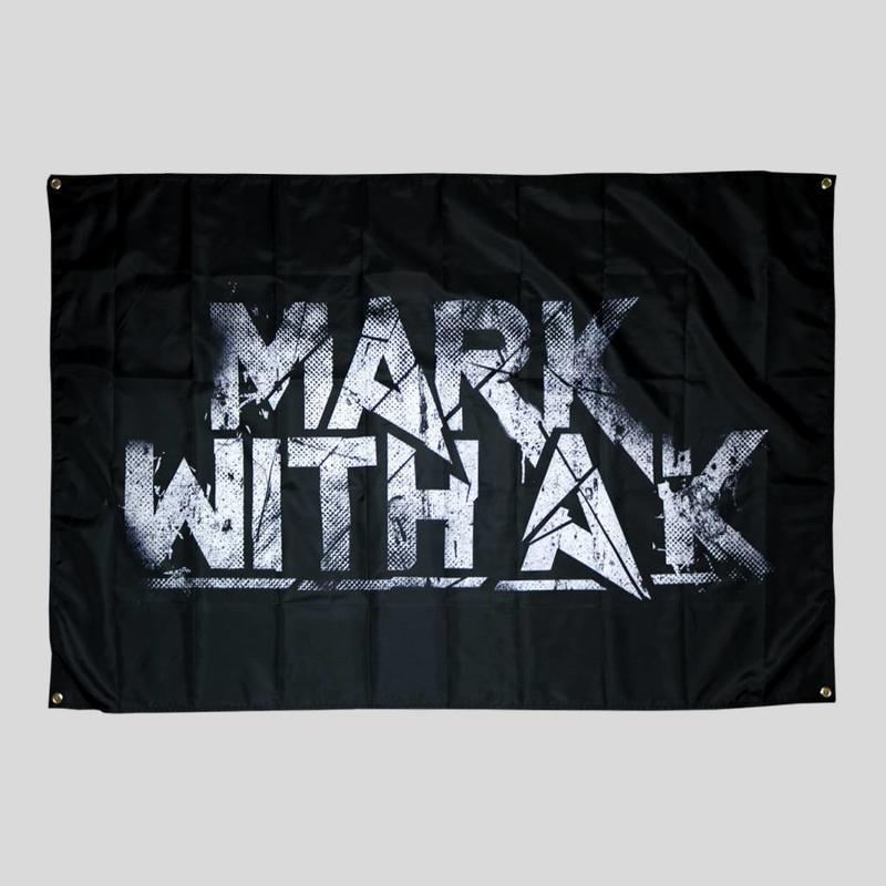 Mark With A K - Distorted Logo Flag