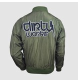 Dirty Workz - Army Green  Bomber Jacket