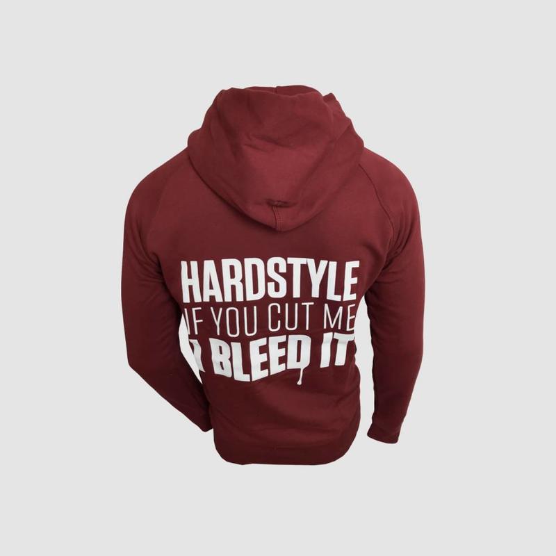 Coone - Cut Me I Bleed It Burgundy Hoody