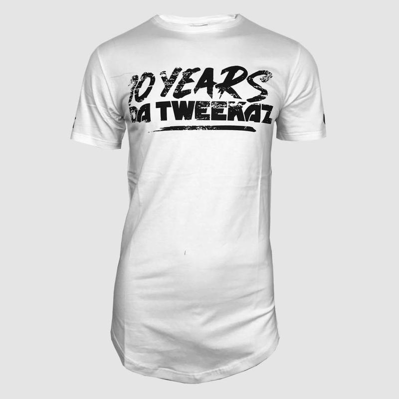 Da Tweekaz - 10 Years White Long Tee