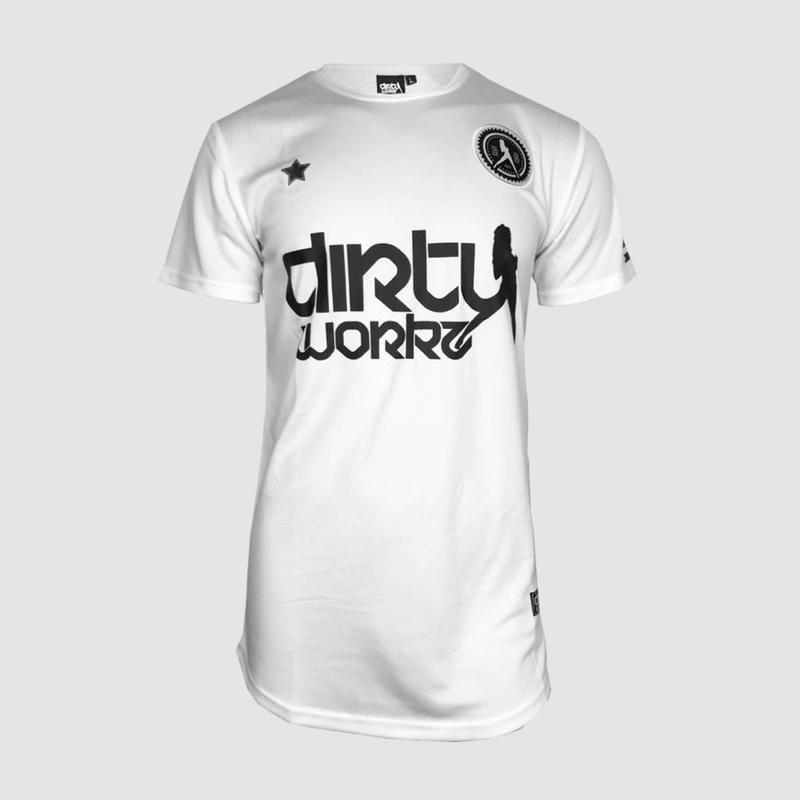 Dirty Workz - White Soccer Shirt