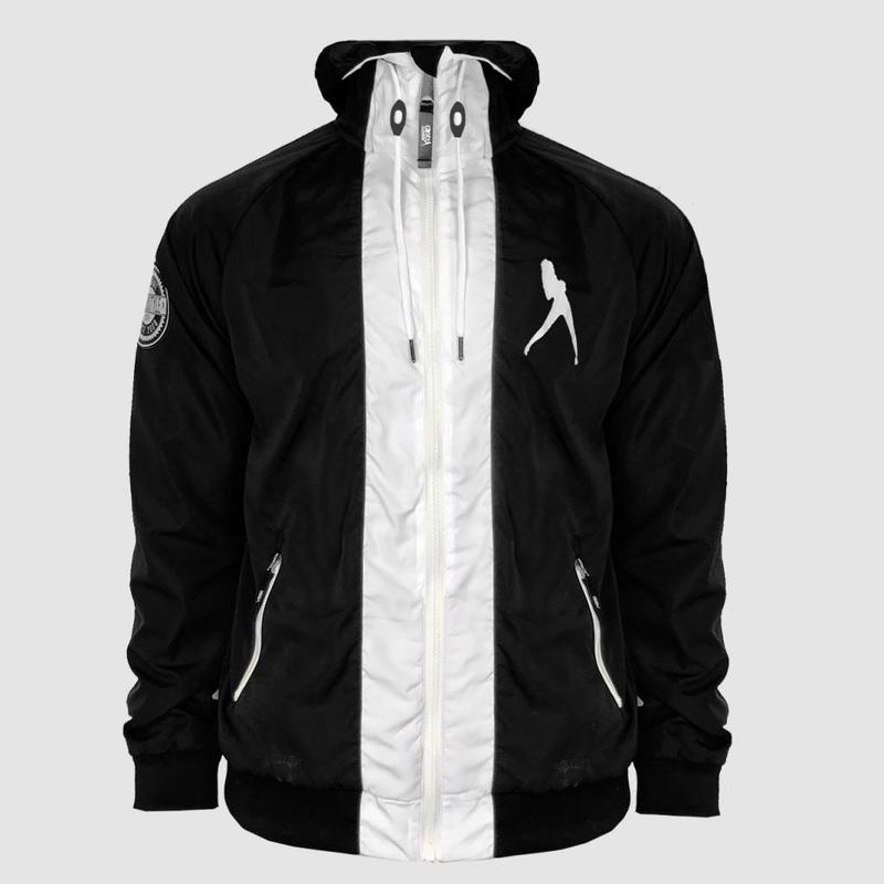 Dirty Workz - Black & White Windbreaker Jacket