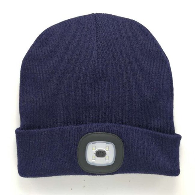 LED BEANIE MUTS met herlaadbare LEDs