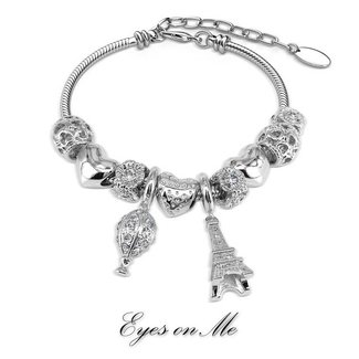 met witgoud vergulde armband en SWAROVSKI elements