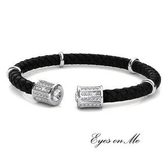 met witgoud vergulde armband en SWAROVSKI elements