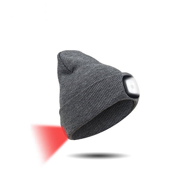 BEANIE MUTS met herlaadbare LED's voor- en achteraan