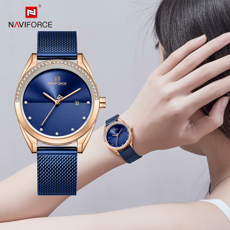 Stralend Kauwgom rijk Prachtig NAVIFORCE uurwerk voor dames , model 5015 - DEALSINABOX.BE