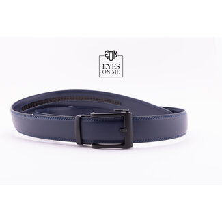 "EYES ON ME" LEDEREN RIEM zonder gaatjes, met automatische gesp ( model L062 )