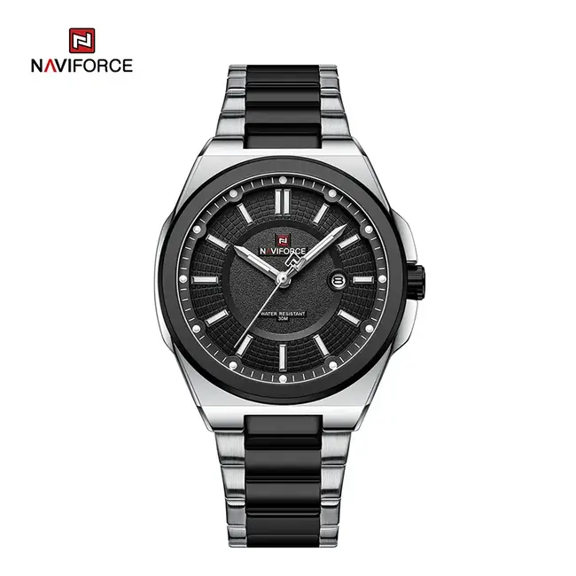 NAVIFORCE horloge met metalen polsband voor heren met stijl (Model 9212)
