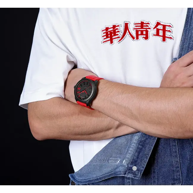 NAVIFORCE horloge met TPU polsband voor heren met stijl (Model 9202T)