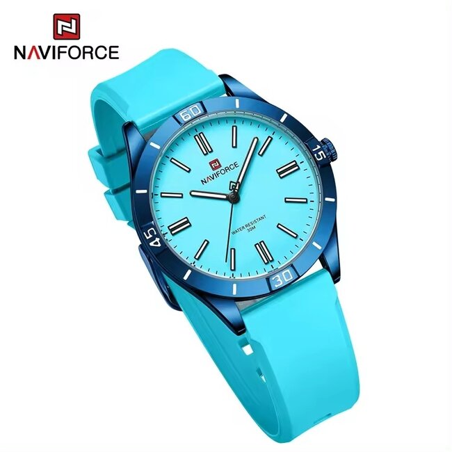 NAVIFORCE horloge met TPU polsband voor dames (Model 5041)