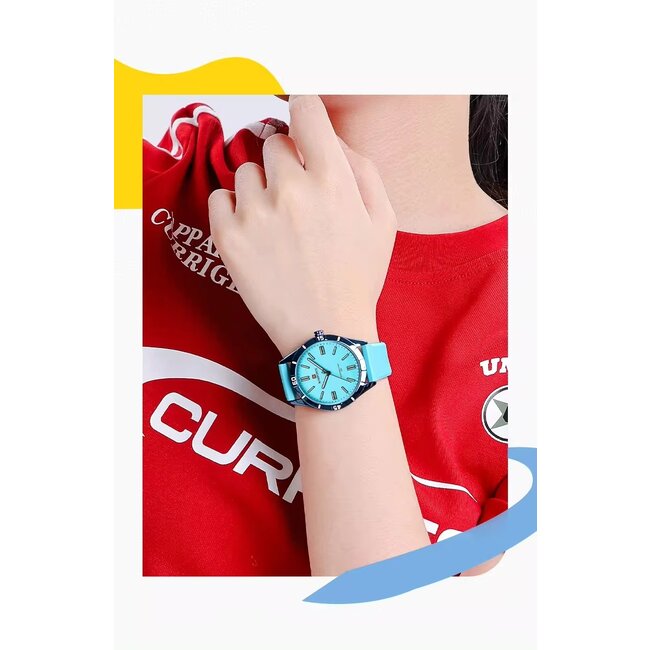 NAVIFORCE horloge met TPU polsband voor dames (Model 5041)