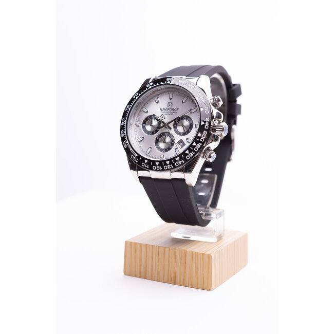 NAVIFORCE horloge met gefumeerde silica polsband voor heren ( Model 8054 )