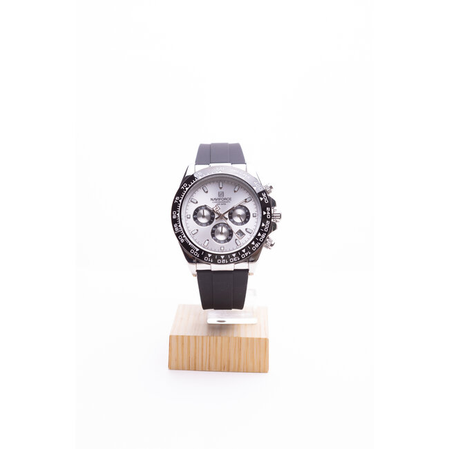 NAVIFORCE horloge met gefumeerde silica polsband voor heren ( Model 8054 )