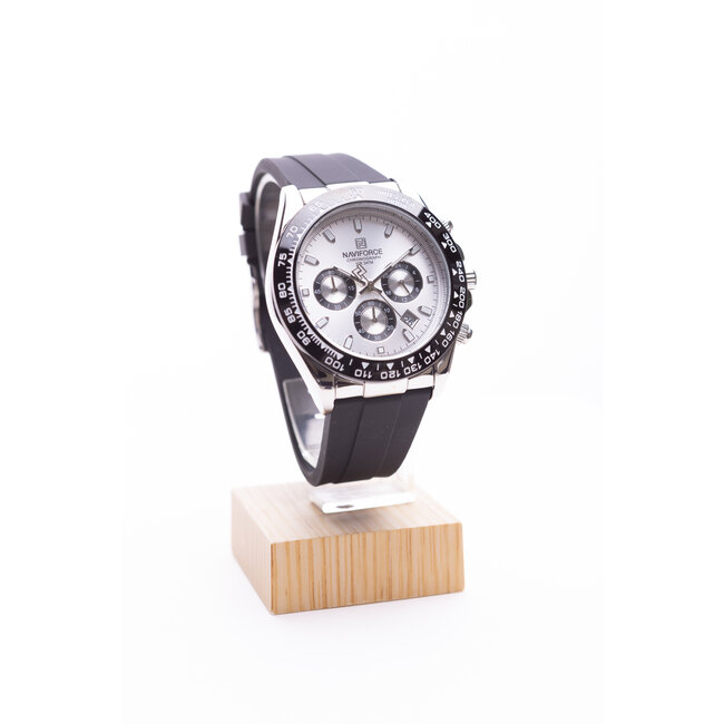 NAVIFORCE horloge met gefumeerde silica polsband voor heren ( Model 8054 )
