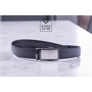 "EYES ON ME" LEDEREN RIEM zonder gaatjes, met automatische gesp ( model N180 )