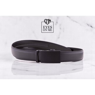 "EYES ON ME" LEDEREN RIEM zonder gaatjes, met automatische gesp ( model 20  )
