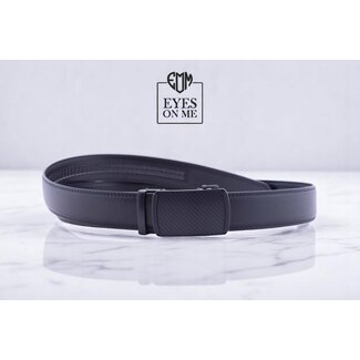"EYES ON ME" LEDEREN RIEM zonder gaatjes, met automatische gesp ( model L164 )