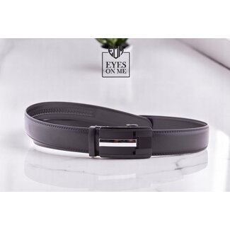 "EYES ON ME" LEDEREN RIEM zonder gaatjes, met automatische gesp ( model N022  )