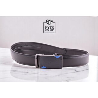 "EYES ON ME" LEDEREN RIEM zonder gaatjes, met automatische gesp ( model N300 )