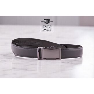"EYES ON ME" LEDEREN RIEM zonder gaatjes, met automatische gesp ( model N181 )