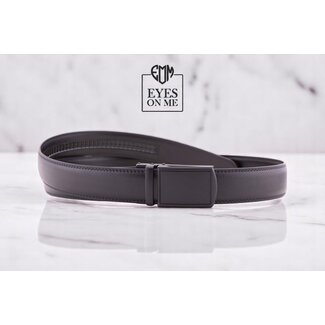 "EYES ON ME" LEDEREN RIEM zonder gaatjes, met automatische gesp ( model 31  )