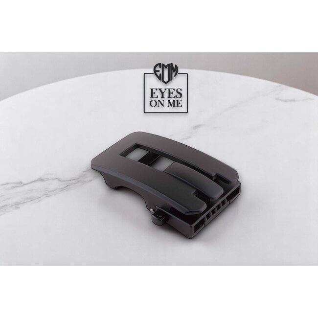 "EYES ON ME" LEDEREN RIEM zonder gaatjes, met automatische gesp (Model N341)