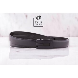 "EYES ON ME" LEDEREN RIEM zonder gaatjes, met automatische gesp ( model N341 )