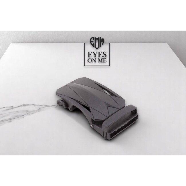 "EYES ON ME" LEDEREN RIEM zonder gaatjes, met automatische gesp (Model N309)