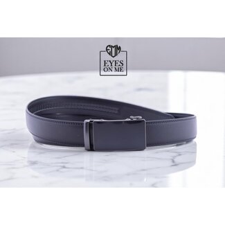 "EYES ON ME" LEDEREN RIEM zonder gaatjes, met automatische gesp ( model N255)
