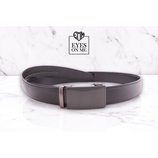 "EYES ON ME" LEDEREN RIEM zonder gaatjes, met automatische gesp ( model N204)