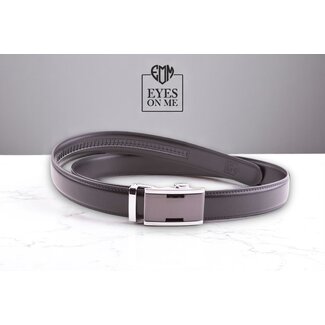 "EYES ON ME" LEDEREN RIEM zonder gaatjes, met automatische gesp ( model N228 )