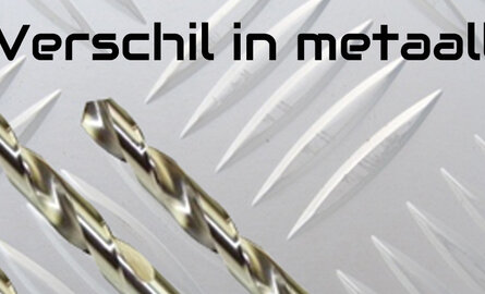 Verschil in metaalboren