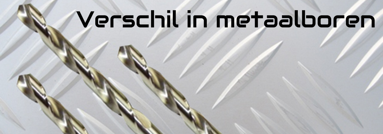 Verschil in metaalboren