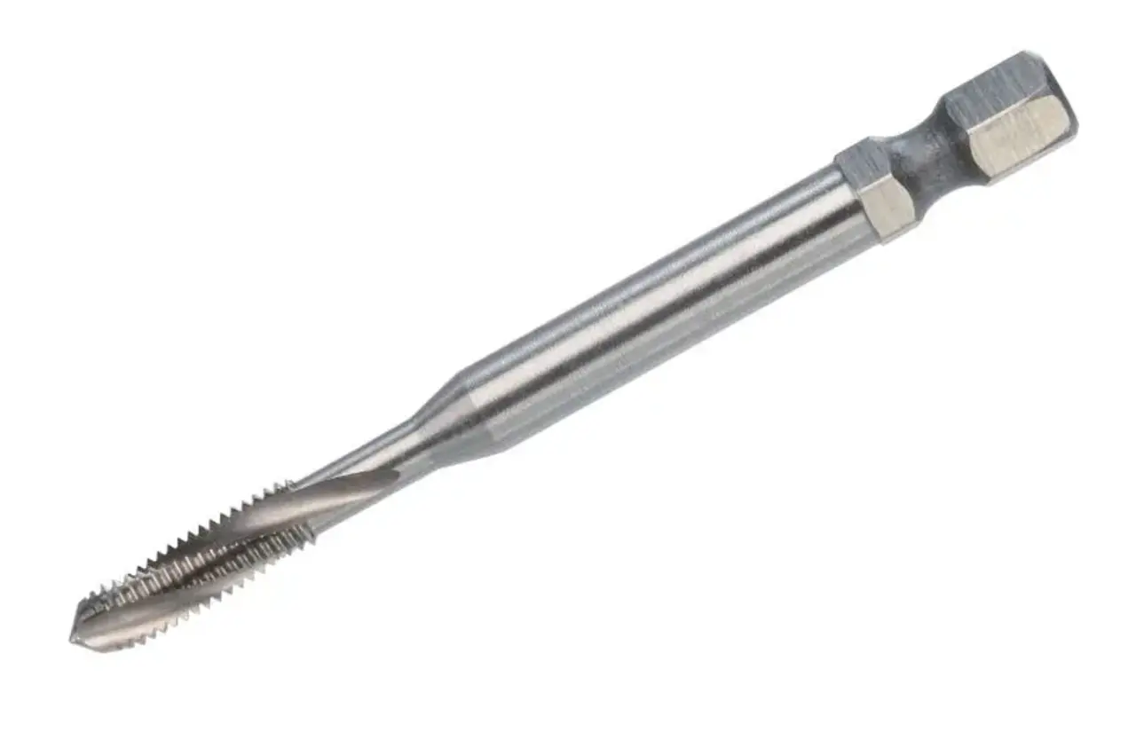 VÖLKEL Völkel blinde machinetap met 1/4" zeskantopname WN (DIN 371) Vorm C 15° SP HSSE HexDrive