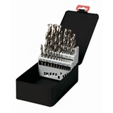 Labor metaal borenset 25-delig HSS-TIN titanium Labor metaal borenset 25-delig HSS-TIN titanium