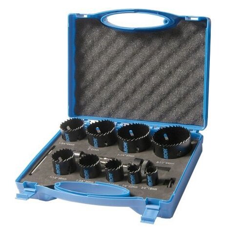 Labor Cassette gatzaag Bi-metaal Monteur pvc Labor Cassette gatzaag Bi-metaal Monteur pvc