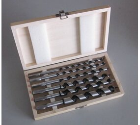 Labor Slangenboren cassette hout 6 delig Labor Slangenboren cassette hout 6 delig