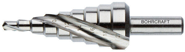 Bohrcraft Bohrcraft HSS-G trappenboor spiraalgroef