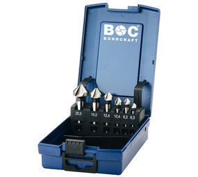 Bohrcraft HSS-G verzinkborenset 90 graden DIN 335C 6.3-20.5 mm Bohrcraft HSS-G verzinkborenset 90 graden DIN 335C 6.3-20.5 mm