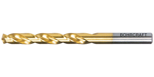Bohrcraft Bohrcraft metaalboor HSS-G TiN DIN 338 geslepen per stuk verpakt maatvoering