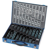 Bohrcraft HSS-G spiraalborenset DIN 338 1-10 mm 170-delig