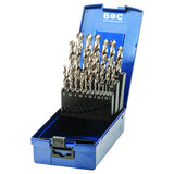 Bohrcraft HSS-G spiraalborenset DIN 338 1-13 mm 25-delig