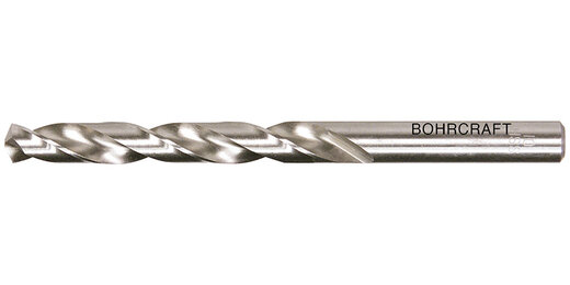 Bohrcraft Bohrcraft metaalboor HSS-G blank DIN 338 geslepen losse maten vanaf 1.0 mm t/m 12.5 mm per stuk verpakt maatvoering