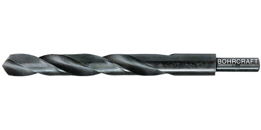 Bohrcraft Bohrcraft metaalboor HSS-R DIN 338 rolgewalst met afgedraaide 13 mm schacht per stuk verpakt maatvoering