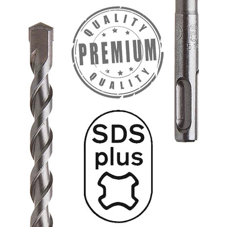 Eurotool cutting tools Eurotool SDS-plus betonboor 2 snijder premium kwaliteit Eurotool cutting tools Eurotool SDS-plus betonboor 2 snijder premium kwaliteit