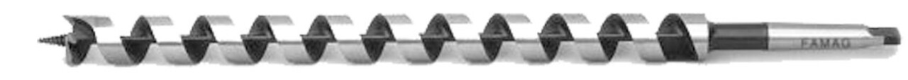 Famag azobe boor no-axis morsekonus 2 aansluiting Famag azobe boor no-axis morsekonus 2 aansluiting