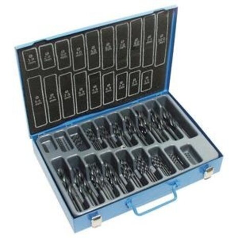 Bohrcraft Bohrcraft HSS-R spiraalborenset DIN 338 1-10 mm 170-delig
