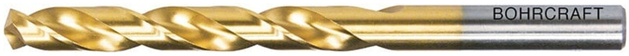 Bohrcraft Bohrcraft metaalboor HSS-G TiN DIN 338 geslepen vanaf 1.0 mm t/m 10.0 mm per 10 stuks verpakt Bohrcraft Bohrcraft metaalboor HSS-G TiN DIN 338 geslepen vanaf 1.0 mm t/m 10.0 mm per 10 stuks verpakt